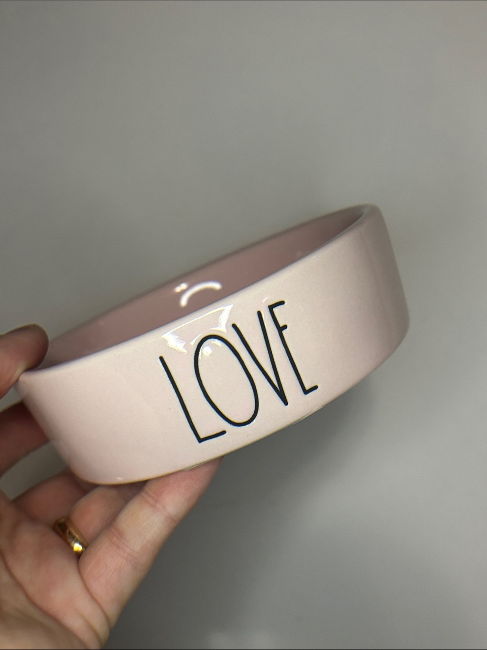 never used love pink rae dunn cat dish